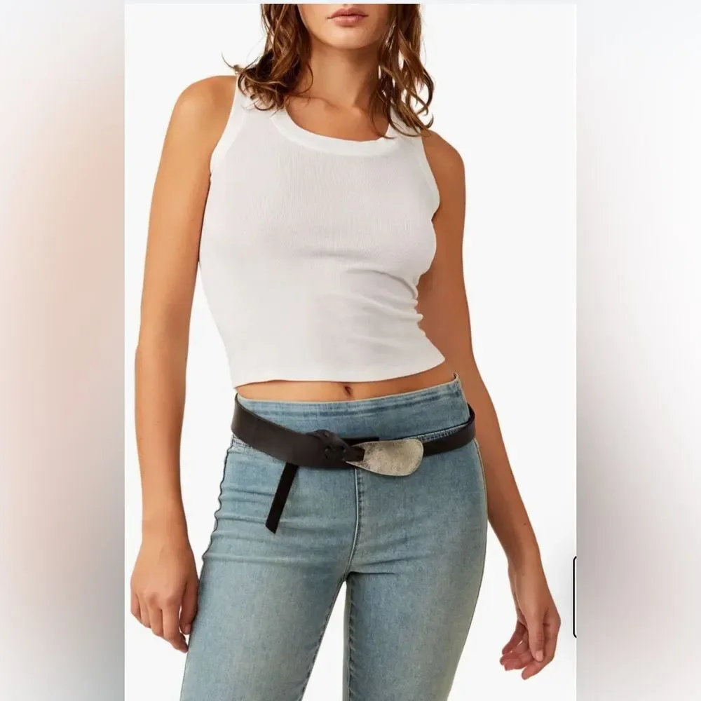 Free People cool leather